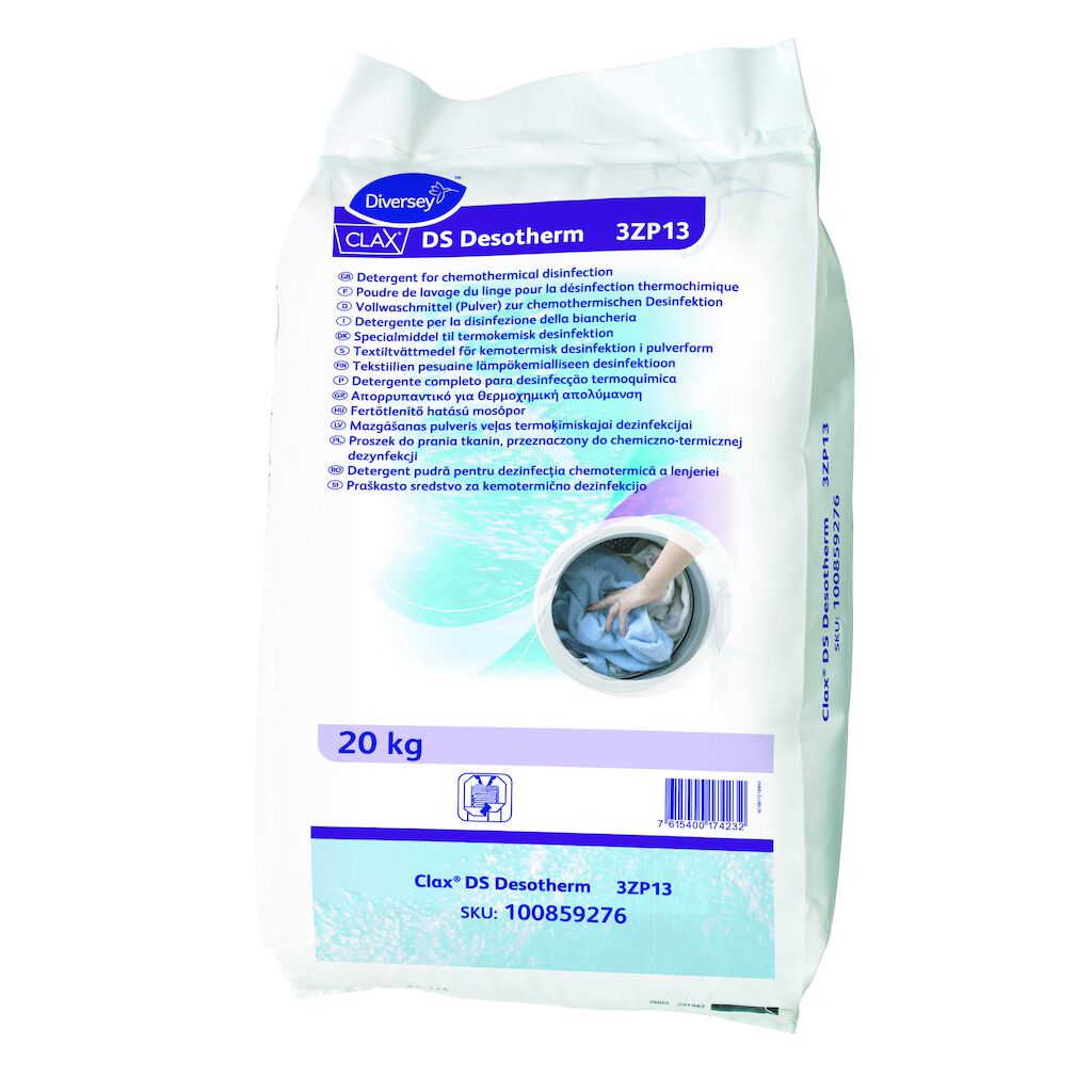 Clax DS Desotherm 3ZP13 20kg - Poudre de lavage du linge pour la désinfection thermochimique