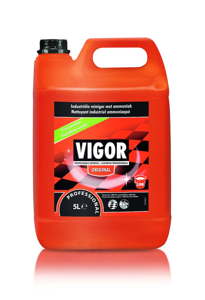 Vigor Original 2x5L - Nettoyant industriel ammoniaqué