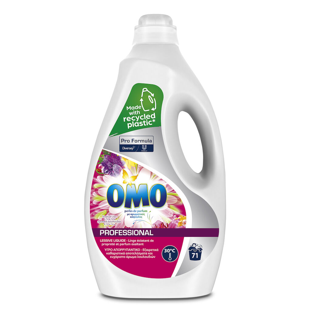 Omo Pro Formula Tropical Lilas et Ylang Ylang  2x5L - Liquide de lavage parfumé pour le linge