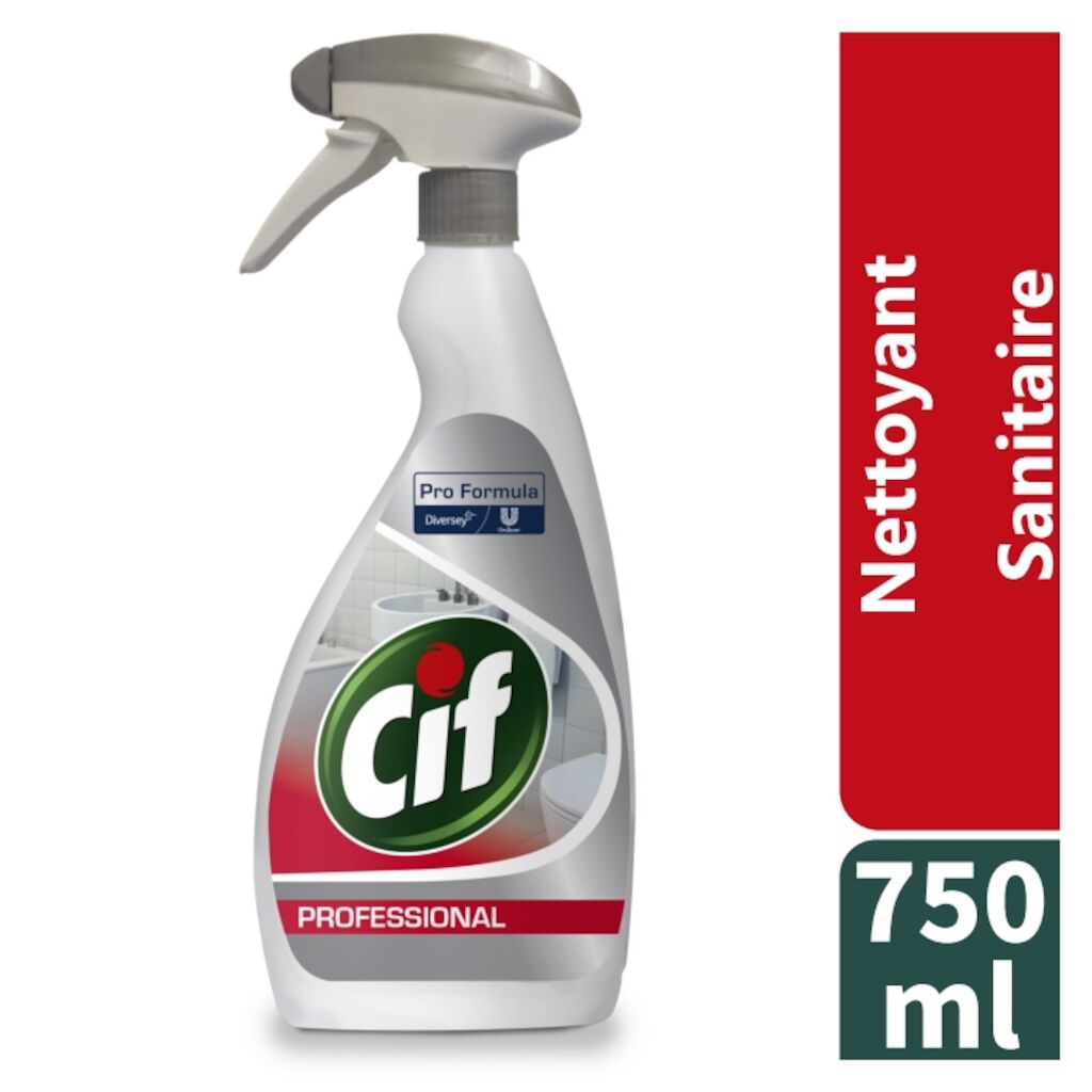 Cif Pro Formula nettoyant sanitaires 2 en 1 6x0.75L - Nettoyant Sanitaires 2 en 1