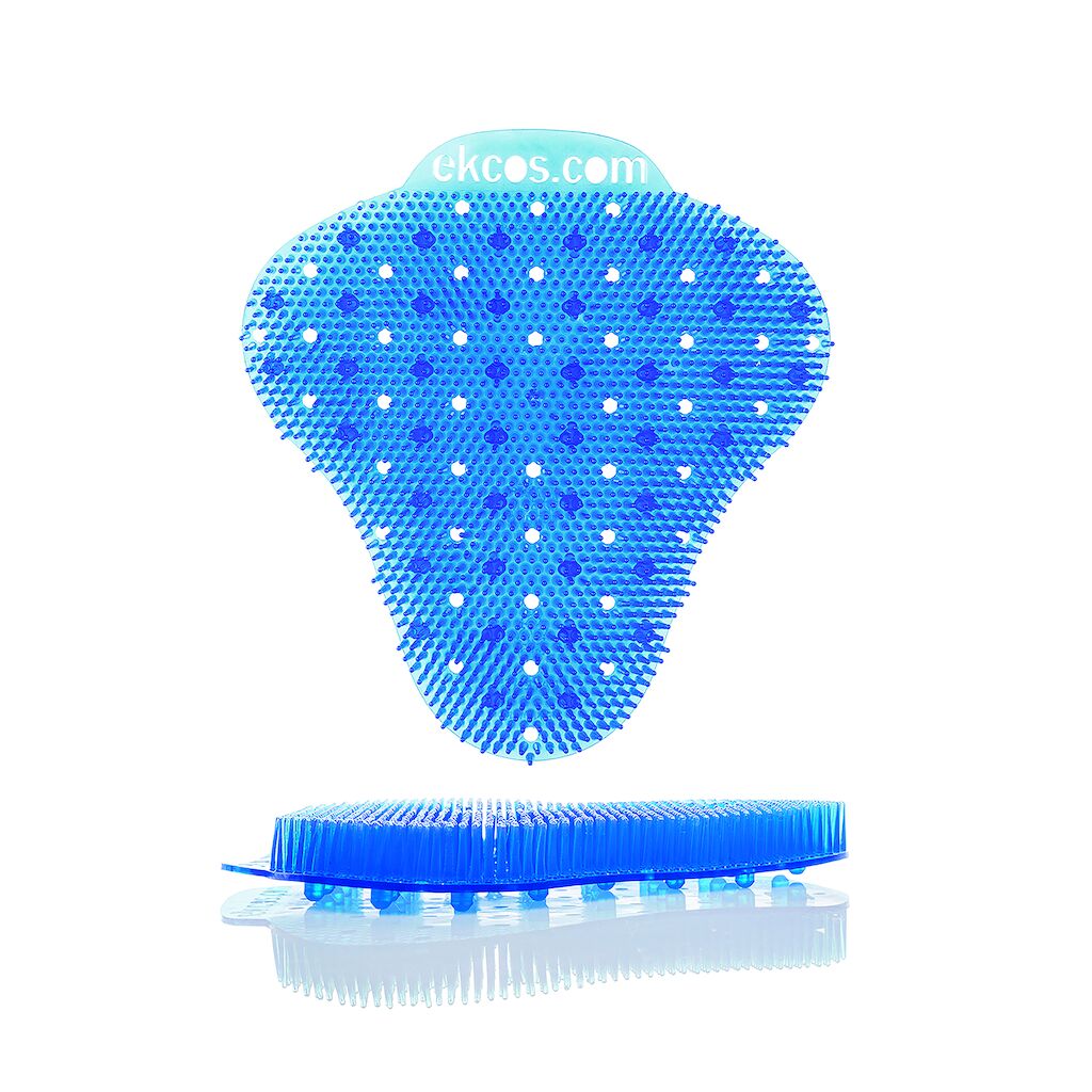 Ekcos Ekcoscreen™ 60+ Day Blue / Fresh 12x1pc - Bleu - Tapis d'urinoir avec protection anti-éclaboussures