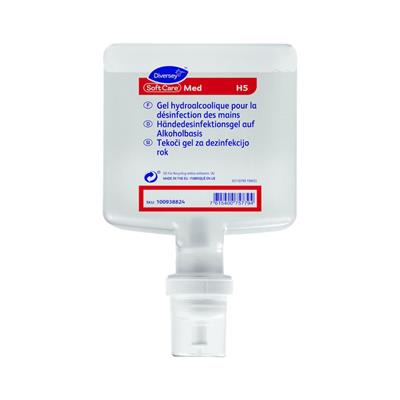 Soft Care MED H5 4x1.3L - Gel hydroalcoolique pour la désinfection des mains
