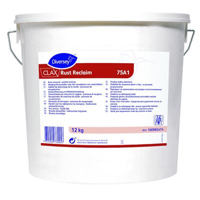 Clax Rust Reclaim 75A1 12kg - Additif de détachage de la rouille - processus de récupération