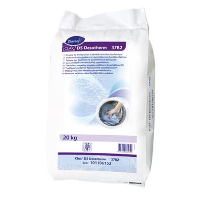 Clax DS Desotherm 37B2 20kg - Poudre de lavage du linge très haute performance, sans phosphate. Désinfectante dès 40°C