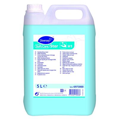 Soft Care Star H1 2x5L - Crème nettoyante pour le lavage courant des mains