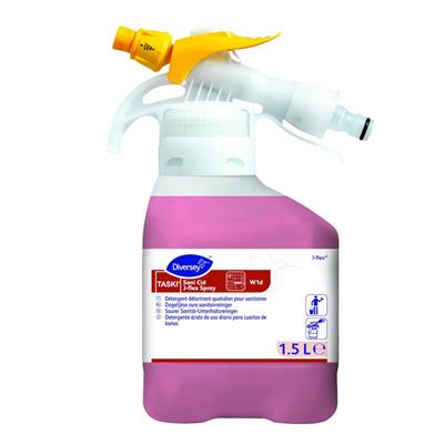 TASKI Sani Cid J-flex Spray W1d 1.5L - Détergent détartrant quotidien pour sanitaires