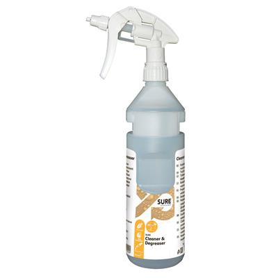 Kit vaporisateurs SURE Cleaner & Degreaser 6x1pc - Kit bouteilles Divermite®/Diverflow® 750 ml vides et réutilisables pour SURE Cleaner & Degreaser