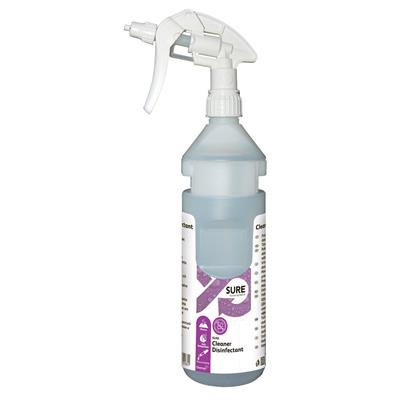 Kit vaporisateurs SURE Cleaner disinfectant 6x1pc - Kit bouteilles Divermite®/Diverflow® 750 ml vides et réutilisables pour SURE Cleaner Disinfectant
