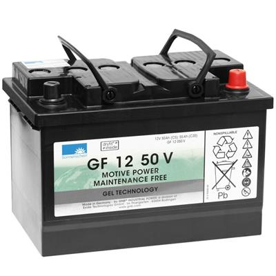 Batterie Gel 1pc - 12V / 50Ah / 5 - Pour autolaveuses autotractées