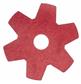 Twister Disque Hybride 1x2pc - 16" / 41 cm - Rouge - Disque de ponçage sols en pierre
